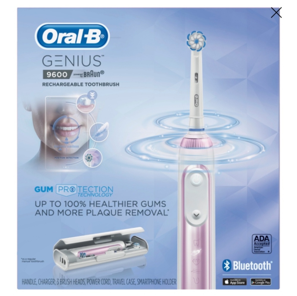 🆕 Oral-B 9600 Electric Toothbrush,3 Brush Heads